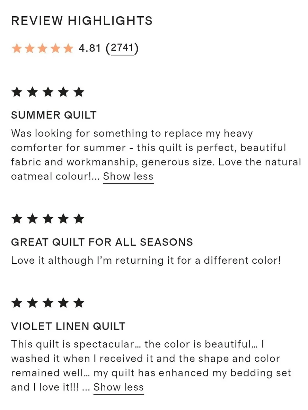 Quince European Linen Cotton Stitch Quilt - Espresso